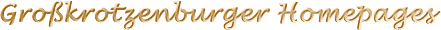 Gro&szlig;krotzenburger Homepages